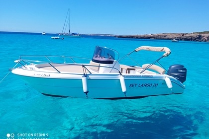 Hire Motorboat Sessa Marine key largo 20 deck Menorca