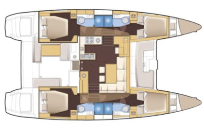 Miete Katamaran Lagoon Lagoon 450 F Sukošan