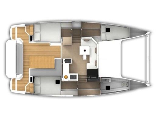 Catamaran  Aventura 34 Boat design plan