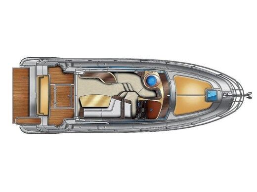 Motorboat  Azimut 40 S boat plan
