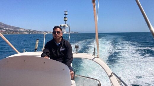 Fuengirola Motorboat 690€, half-day/ 1300€ Full-day, 10 person. max alt tag text