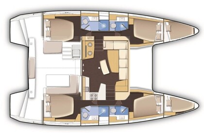 Hire Catamaran  Lagoon 42 Lefkada