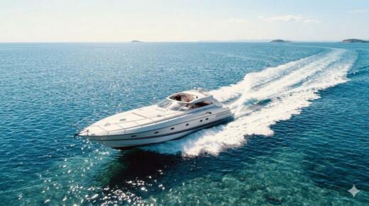 Motorboat Sunseeker 63 predator Plattegrond van de boot
