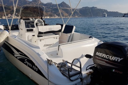 Miete Boot ohne Führerschein  Salmeri Syros 190 Taormina