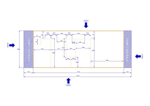 Houseboat Bateaux pour la Planete standard 3 cabines Boat layout