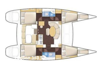 Hyra båt Katamaran Lagoon 380 S2 Sant Antoni de Portmany