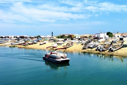 Aluguel Lancha SunChaser Pontoon Ria Formosa