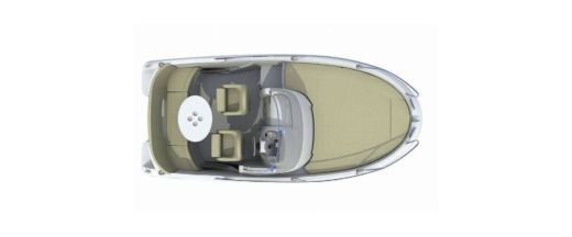 Motorboat Beneteau Flyer 5.5 Boot Grundriss