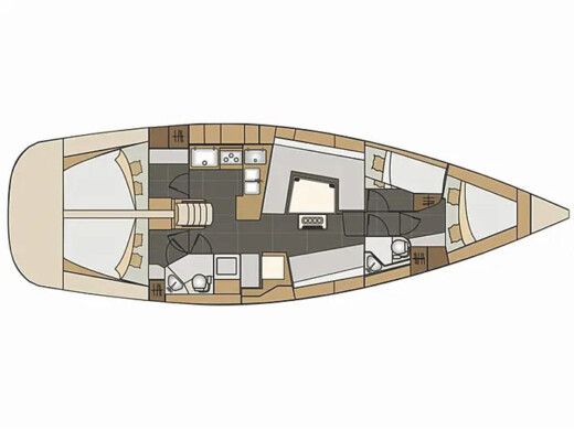 Sailboat  Elan Impression 45[G] boat plan