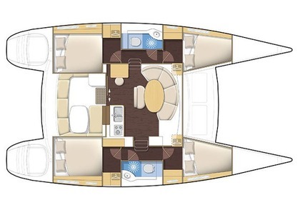 Hire Catamaran LAGOON 380 Lefkada