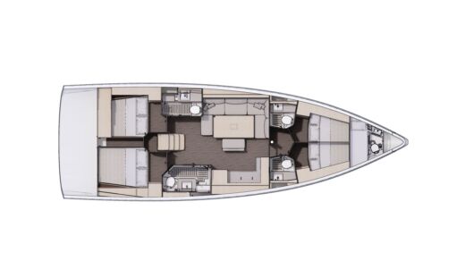 Sailboat Dufour 470 GL boat plan