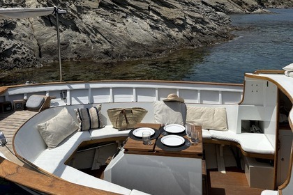 Miete Motorboot Barco de madera único Trecanet Cadaqués