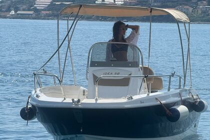 Location Bateau sans permis  Prua al Vento idea marine 5.80 Quick silver 40cv 40cv Riva Ligure