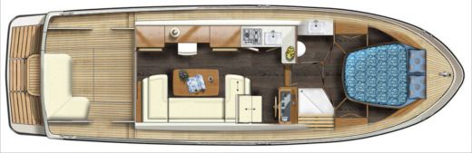 Motorboat Linssen Grand Sturdy 35.0 Sedan Boat layout