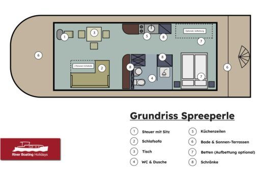 Houseboat Nautilus Vagabund 30 boat plan