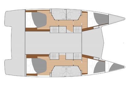 Verhuur Catamaran Fountaine Pajot Fountaine Pajot Isla 40 - 4 + 1 cab. Skradin
