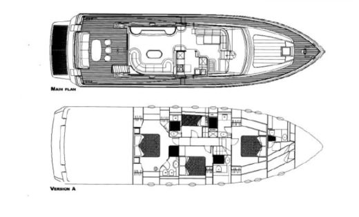 Motor Yacht Technema 70 Fly boat plan