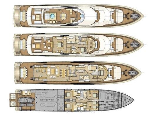 Motorboat  Couach 164 boat plan
