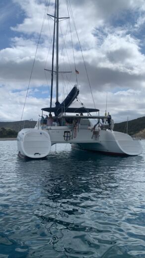 Ibiza Catamaran Fountaine Pajot Bahia 46 alt tag text