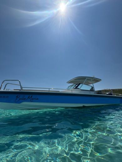 Motorboat Axopar 28 T-top Boot Grundriss