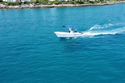 Miete Boot ohne Führerschein  Karel 480 Open Agios Nikolaos