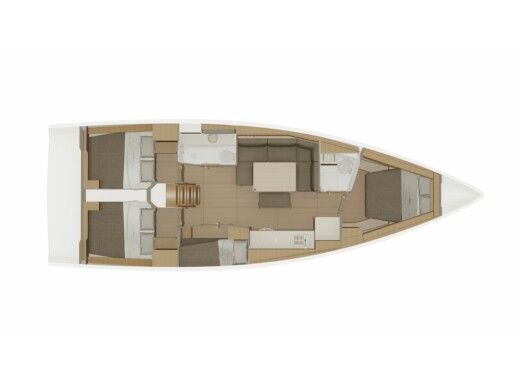 Sailboat Dufour 430 Grand Large (Marlera) boat plan