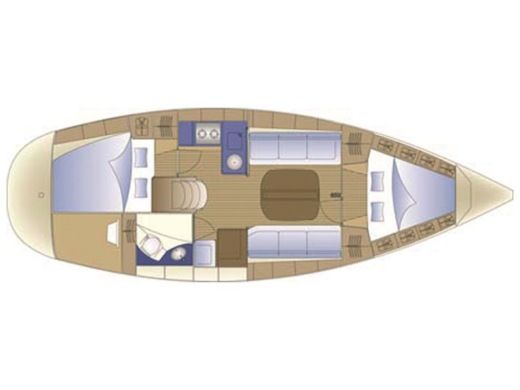 Sailboat BAVARIA 30 CRUISER Plan du bateau