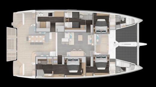 Sail Yacht Lagoon Lagoon 60 Boat design plan