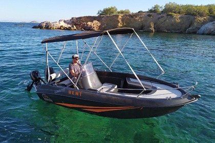 Miete Boot ohne Führerschein  Assos 450 XL Parikia