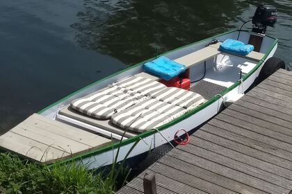 Rental Motorboat stalen vlet vecht - buitenboormotor Nigtevecht