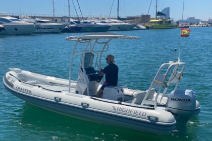 Rental RIB Highfield Coaster 600 honda 100cv año 2021 Menorca