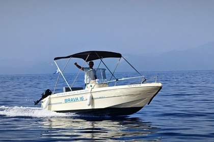 Miete Boot ohne Führerschein  Mingolla Brava 16 Paxos