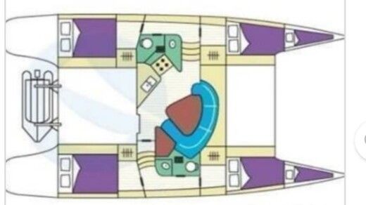 Catamaran Lavezzi 40 Boat layout
