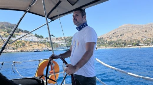 Rhodes Sailboat  Bavaria Cruiser 41 alt tag text