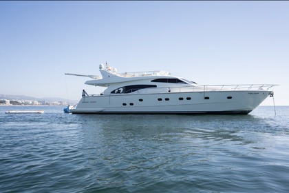 Charter Motor yacht Ferreti 68 aniversary Ibiza
