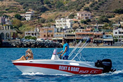 Verhuur Boot zonder vaarbewijs  compass 4.60m Agia Pelagia