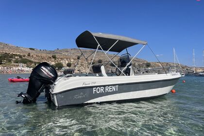 Rental Boat without license  Karel Paxos 170 Lindos