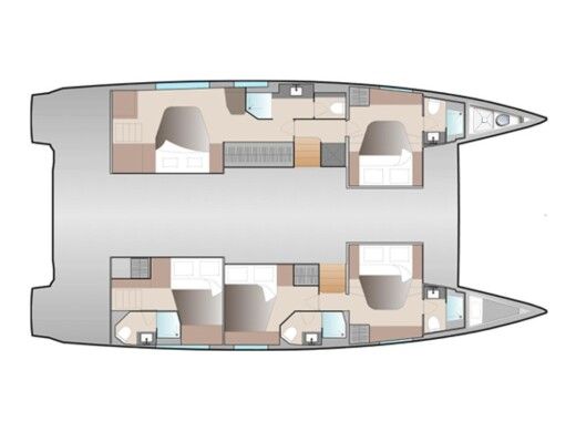 Catamaran  Aura 51 Boat design plan