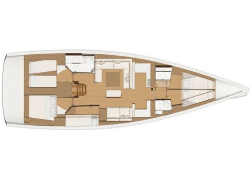 Sailboat DUFOUR 520 GL Boat design plan
