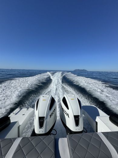 Portisco Motorboat Saver Saver 330 sport 11 metri  incluso watergames alt tag text