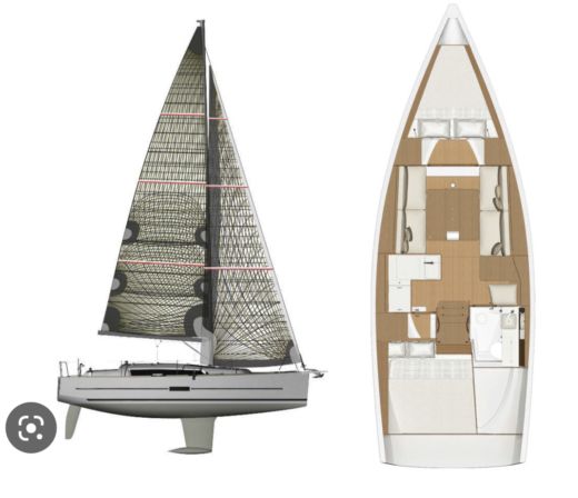 Sailboat Dufour Dufour 360 GL Boat layout