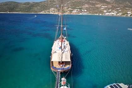 Hire Gulet Psaros Shipyard Classic Motorsailer Athens