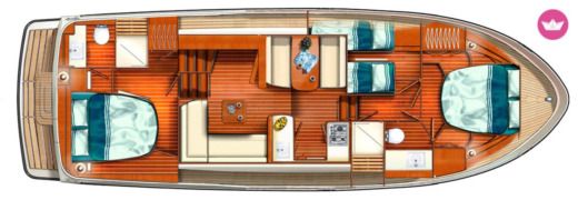 Motor Yacht Linssen Grand Sturdy 40.9 AC Boot Grundriss