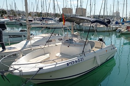 Verhuur Motorboot Jeanneau Cap Camarat 635 Cc La Manga del Mar Menor