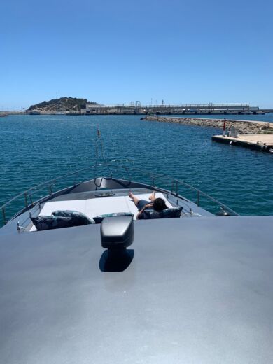 Ibiza Motor Yacht Firebird 68 alt tag text