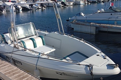 Miete Motorboot Quicksilver 500 open Le Barcarès