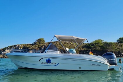 Alquiler Lancha PACIFIC CRAFT OPEN 670 200CV YAMAHA Ciudadela