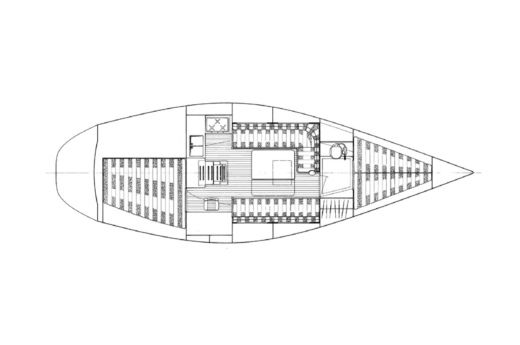Sailboat Dehler Optima 101 Plan du bateau