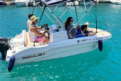 Hire Boat without licence  remus 450 Santa Ponsa