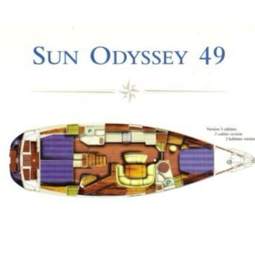 Sailboat Jeanneau Jeanneau Sun Odyssey 49 boat plan